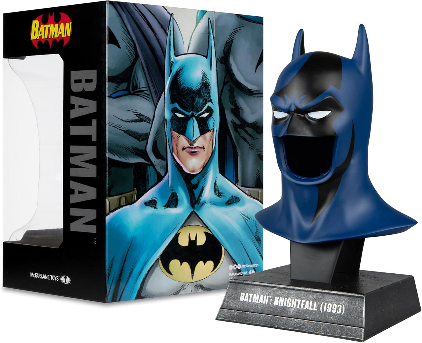 McFarlane Toys - DC Direct Batman (Knightfall) Cowl Replica 1:3 Scale