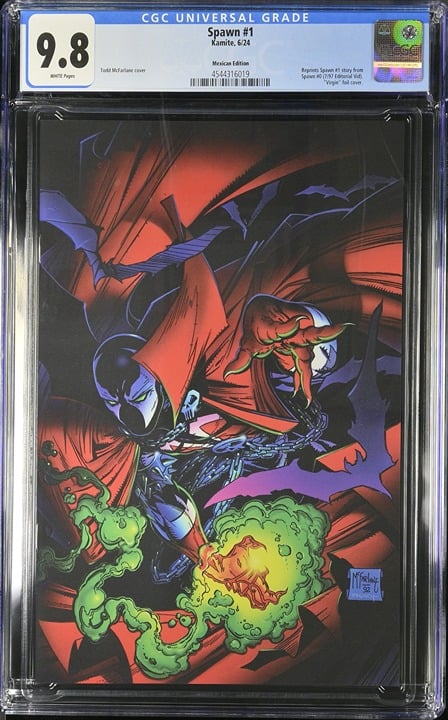 Mexico Spawn 1 6/24 Kamite Mexican Edition CGC 9.8