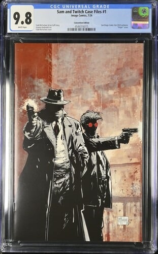 Spawn Sam and Twitch Case Files 1 7/24 Image Comics Convention CGC 9.8 SDCC