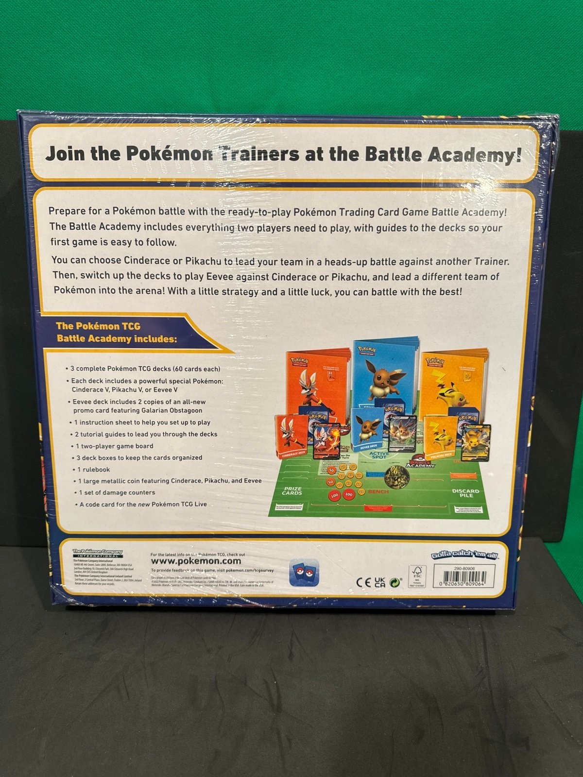 Pokemon 2022 battle academy sealed