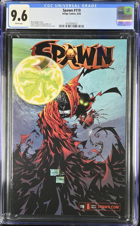 CGC 9.6 spawn #119 Todd Mcfarlane Gunslinger Spawn