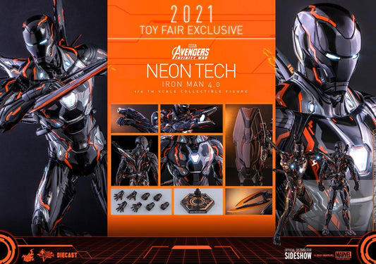 Neon Tech Iron Man 4.0 1/6 Scale Figure - MINT