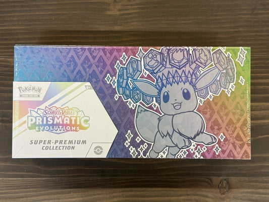 Pokemon Prismatic Evolution Super Premium Collection Factory Sealed