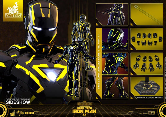 HOT TOYS Neon Tech Iron Man 2.0 SDCC 2019 MMS523