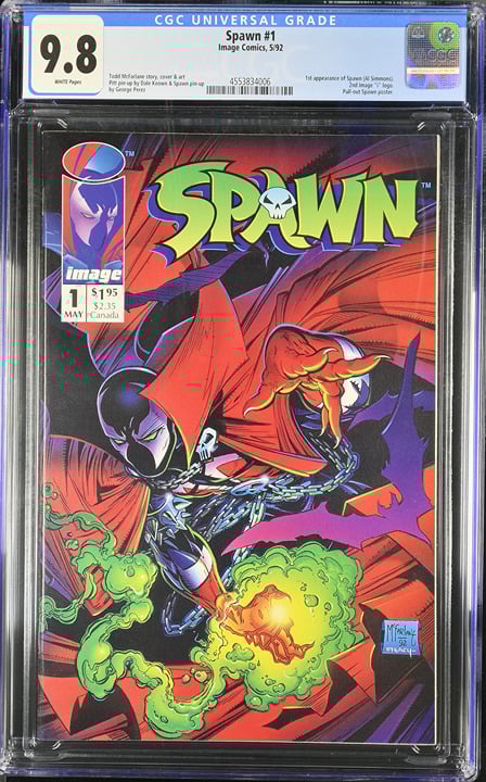 Spawn #1 CGC 9.8 NM Todd Mcfarlane