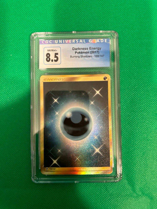 Pokémon darkness energy burning shadows cold secret rare 168/147 CGC 8.5