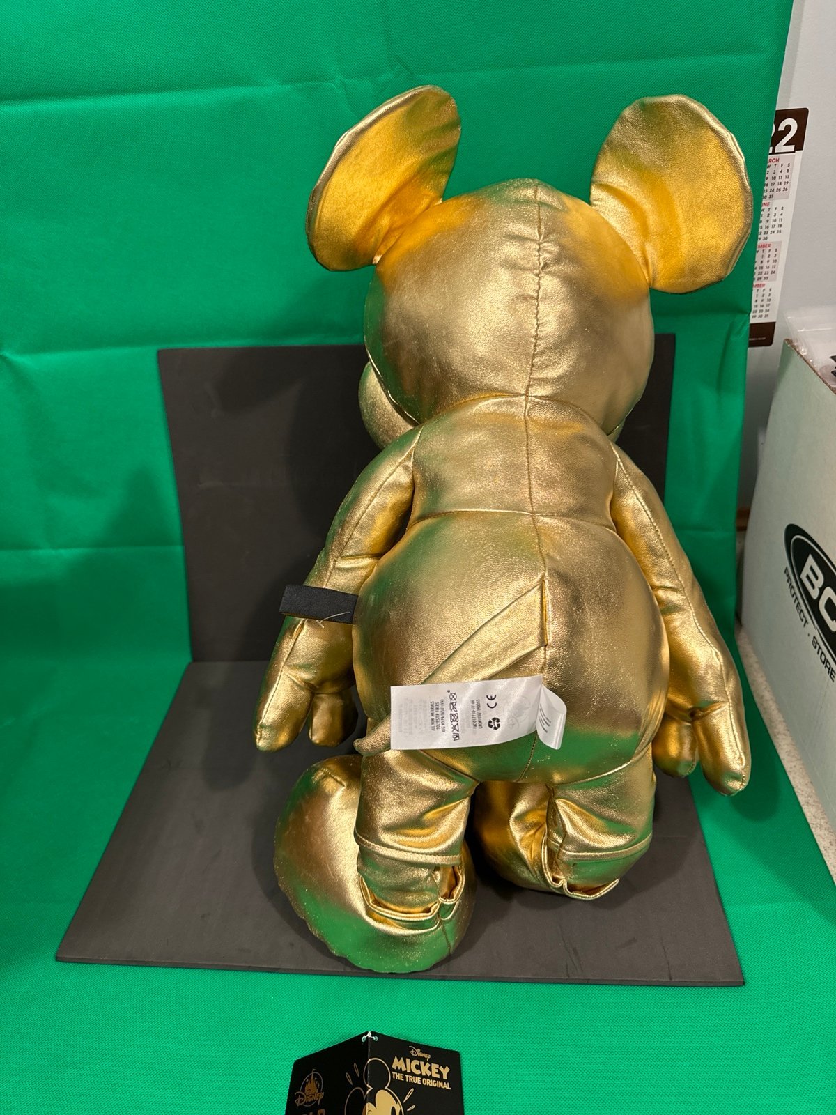 Disney Mickey Mouse 90th gold collection plush 18inches