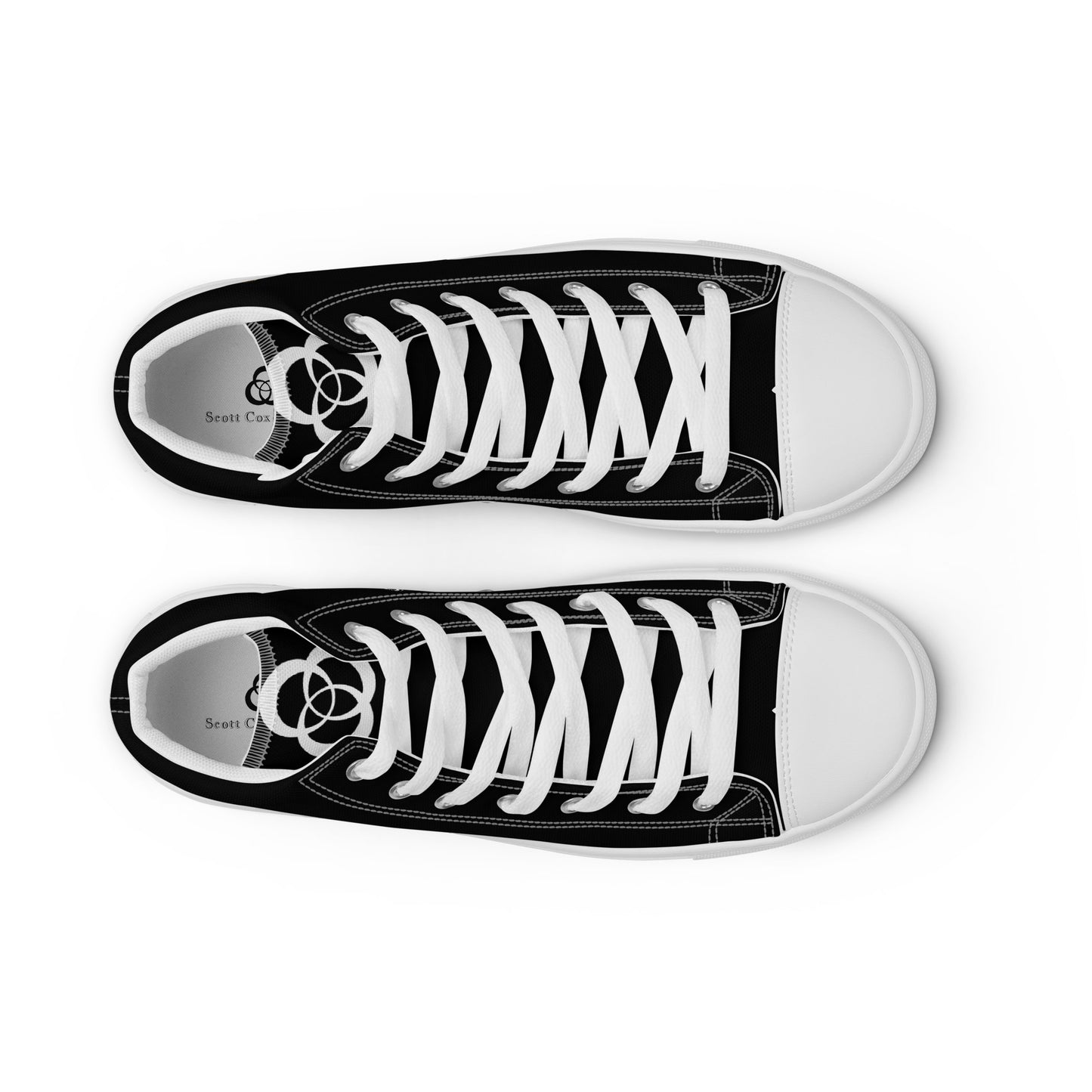 Men’s high top canvas shoes