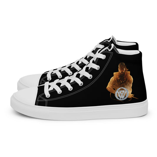 Men’s high top canvas shoes