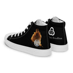 Men’s high top canvas shoes