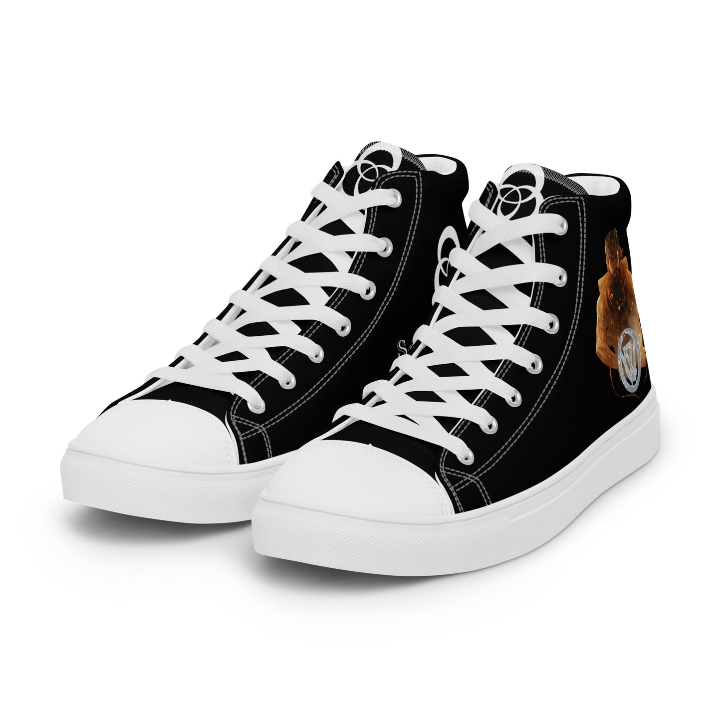 Men’s high top canvas shoes