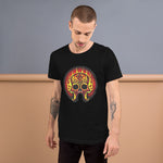 Flaming Skull Unisex t-shirt