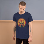 Flaming Skull Unisex t-shirt
