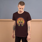 Flaming Skull Unisex t-shirt