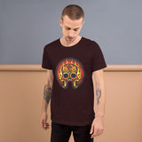 Flaming Skull Unisex t-shirt